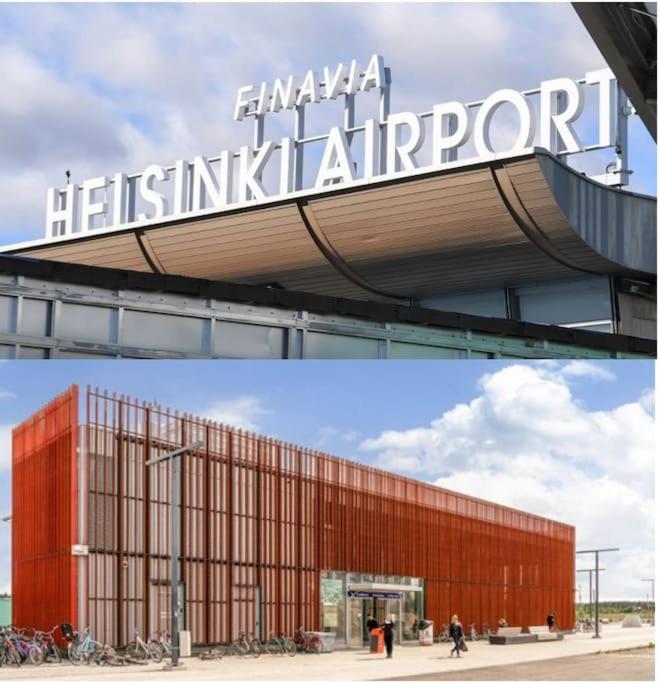 New Studio Cherry Near Helsinki Airport In Kivistoe ヴァンター エクステリア 写真